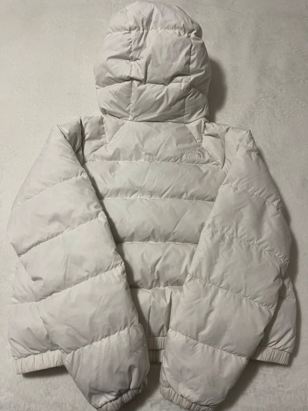 The North Face Hydrenalite Hooded Down Puffer Jacket White Size L - Picture 2 of 6